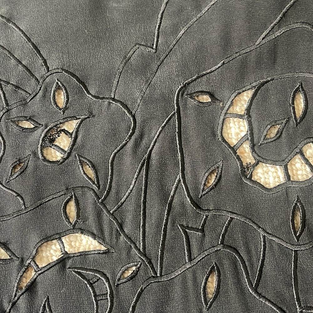 Black Silk Jacket - image 4